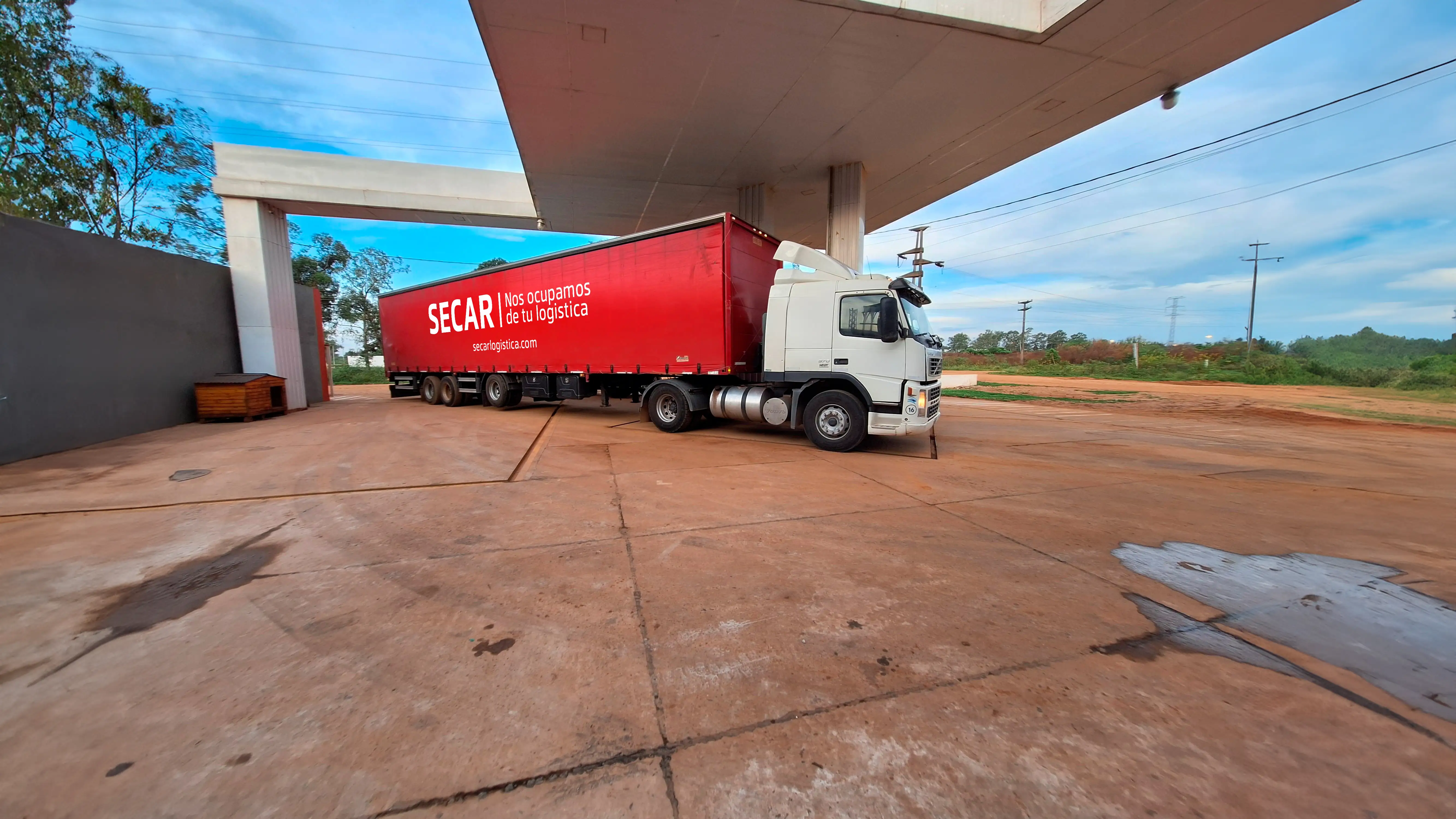 Carga completa FTL camion para un solo cliente